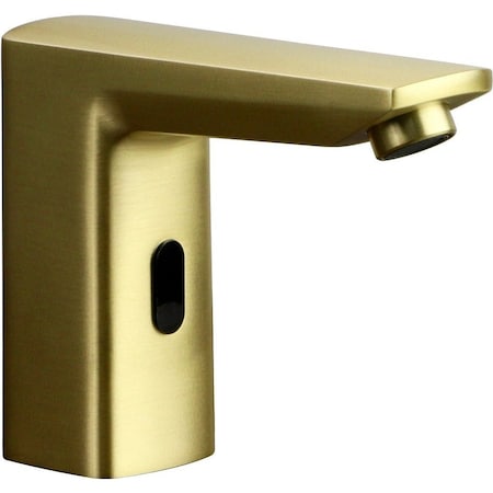 MAC Square Touch-Free Faucet, Satin Brass FA444-22